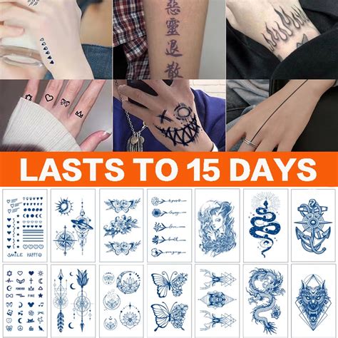 long lasting custom temporary tattoos